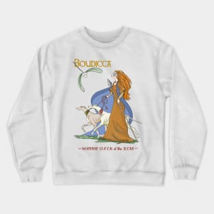 BOUDICCA, Warrior Queen of the Iceni Crewneck Sweatshirt